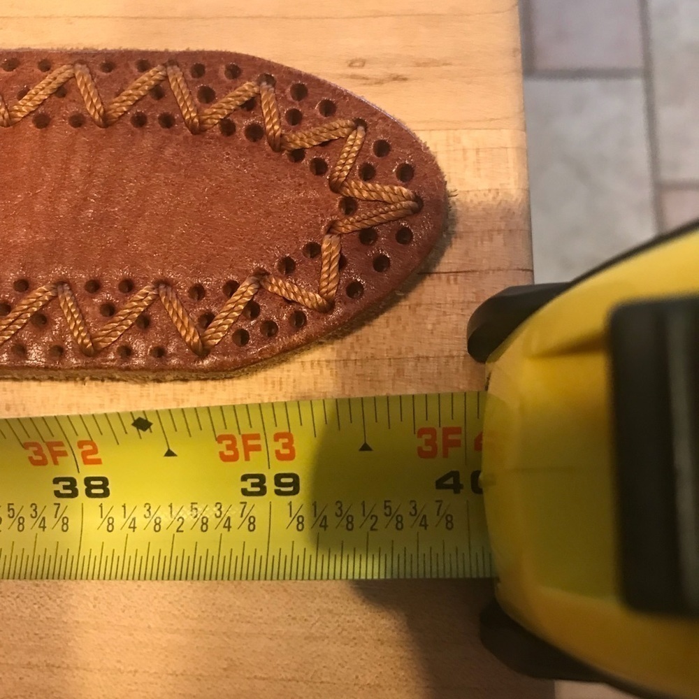 Another Line  Woman’s Leather Belt Size Medium Brown - Picture 8 of 8